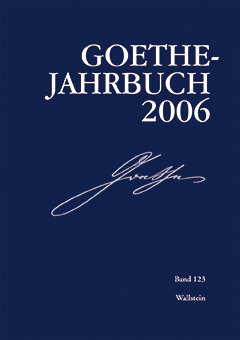 Goethe-Jahrbuch 2006