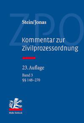 Kommentar zur Zivilprozessordnung. Band 3
