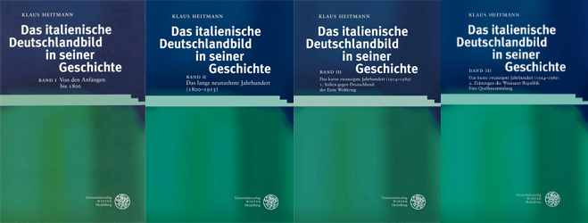 Das italienische Deutschlandbild in seiner Geschichte