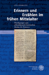 Buchcover Erinnern und Erzählen im frühen Mittelalter
