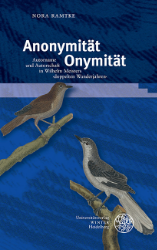 Buchcover Anonymität - Onymität