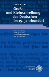 Groß- und Kleinschreibung des Deutschen im 19. Jahrhundert