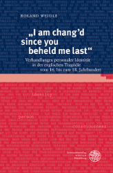 Buchcover "I am chang'd since you beheld me last"
