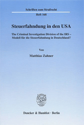 Buchcover Steuerfahndung in den USA