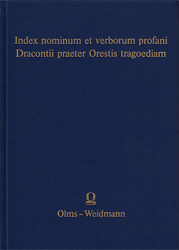 Index nominum et verborum profani Dracontii praeter Orestis tragoediam