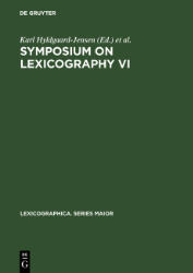 Symposium on Lexicography VI