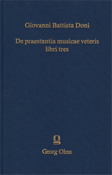 De Praestantia Musicæ Veteris Libri Tres