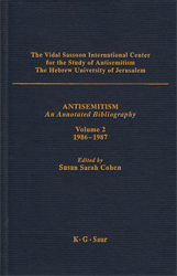 Antisemitism. An Annotated Bibliography. Volume 2