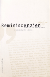 Buchcover "Reminiscenzien"