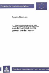 »...ein besonnenes Buch..., aus dem absolut nichts gelernt werden kann.«