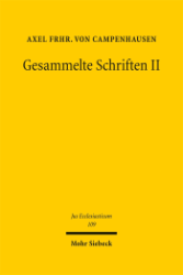 Buchcover Gesammelte Schriften II