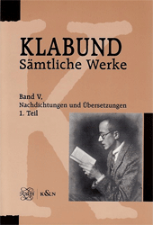 Nachdichtungen aus dem Chinesischen, Japanischen und Persischen - Klabund