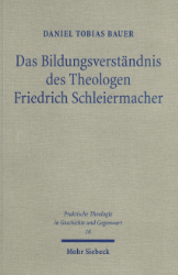 Buchcover Das Bildungsverständnis des Theologen Friedrich Schleiermacher