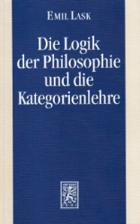 Buchcover Die Logik der Philosophie und die Kategorienlehre