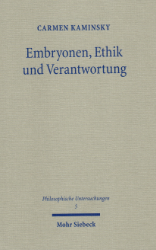 Buchcover Embryonen, Ethik und Verantwortung