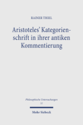Buchcover Aristoteles' Kategorienschrift in ihrer antiken Kommentierung