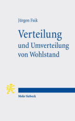 Buchcover Verteilung und Umverteilung von Wohlstand