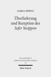 Buchcover Überlieferung und Rezeption des 'Sefer Yosippon'