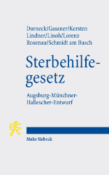 Buchcover: Sterbehilfegesetz - Gesetz zur Gewährleistung selbstbestimmten Sterbens und zur Suizidprävention …