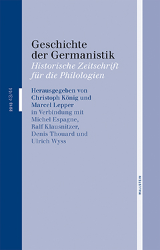 Geschichte der Germanistik. Doppelheft 43/44, 2013