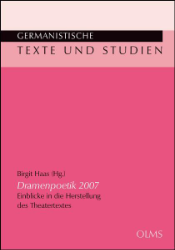 Dramenpoetik 2007