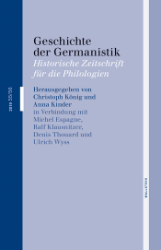 Geschichte der Germanistik. Doppelheft 55/56, 2019