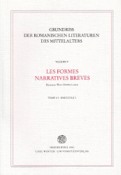 Grundriß der romanischen Literaturen des Mittelalters. V, Tome 1/2, 3