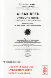 Der erste Satz der lyrischen Suite von Alban Berg und seine fast belanglose Stimmung