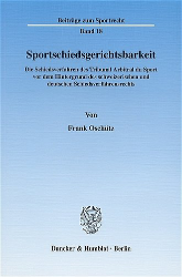 Sportschiedsgerichtsbarkeit