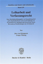 Leiharbeit und Verfassungsrecht