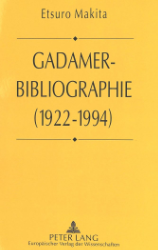 Gadamer Bibliographie (1922-1994)