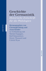 Geschichte der Germanistik. Doppelheft 53/54, 2018
