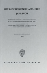 Literaturwissenschaftliches Jahrbuch. 46. Band