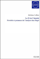 Le fil de l'identité. - Lèbre, Jérôme