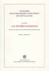 Grundriß der romanischen Literaturen des Mittelalters. III, 1/2; 9