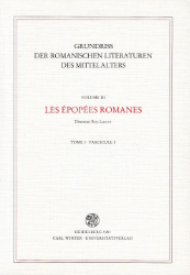 Grundriß der romanischen Literaturen des Mittelalters. III, 1/2