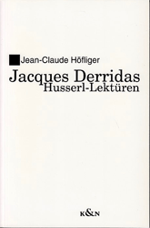 Buchcover Jacques Derridas Husserl-Lektüren
