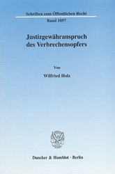 Justizgewähranspruch des Verbrechensopfers