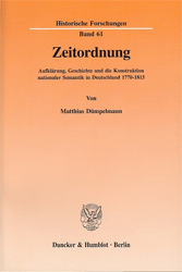 Zeitordnung - Dümpelmann, Matthias