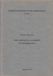 The indexical element in morphology