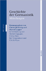Geschichte der Germanistik. Doppelheft 39/40, 2011