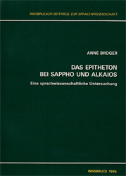 Das Epitheton bei Sappho und Alkaios