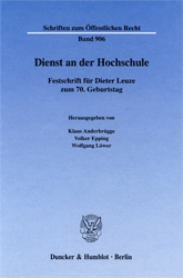 Dienst an der Hochschule