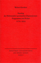 Katalog der Helmstedter juristischen Disputationen