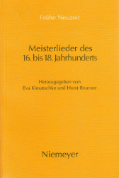 Meisterlieder des 16.-18. Jahrhunderts