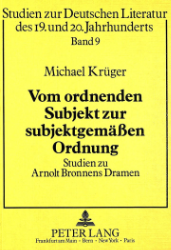 Vom ordnenden Subjekt zur subjektgemäßen Ordnung