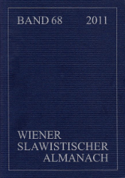 Wiener Slawistischer Almanach. Band 68/2011