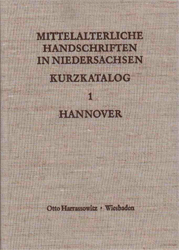 Buchcover Handschriften in Hannover