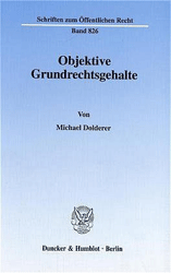 Objektive Grundrechtsgehalte