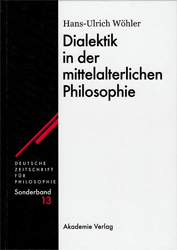 Dialektik in der mittelalterlichen Philosophie